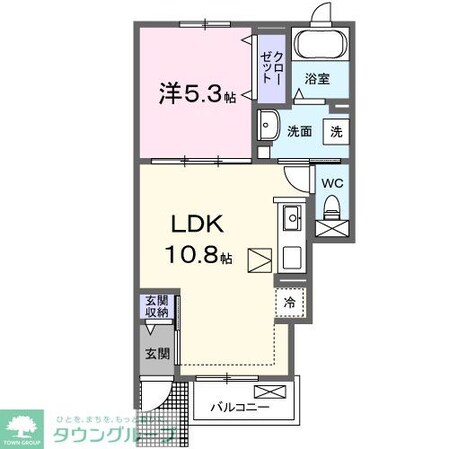 ミルト・ラフレシールの物件間取画像